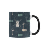 windmill tree pattern Morphing Mug Heat Changing Mug
