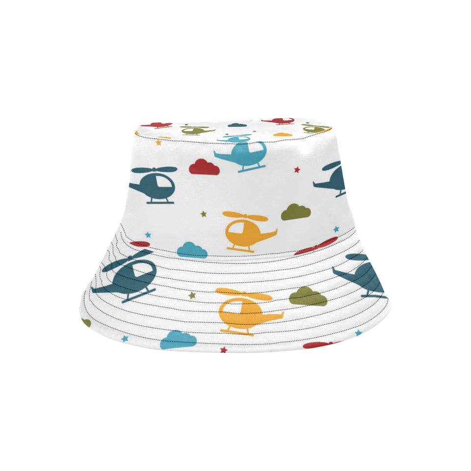 Colorful helicopter pattern Unisex Bucket Hat