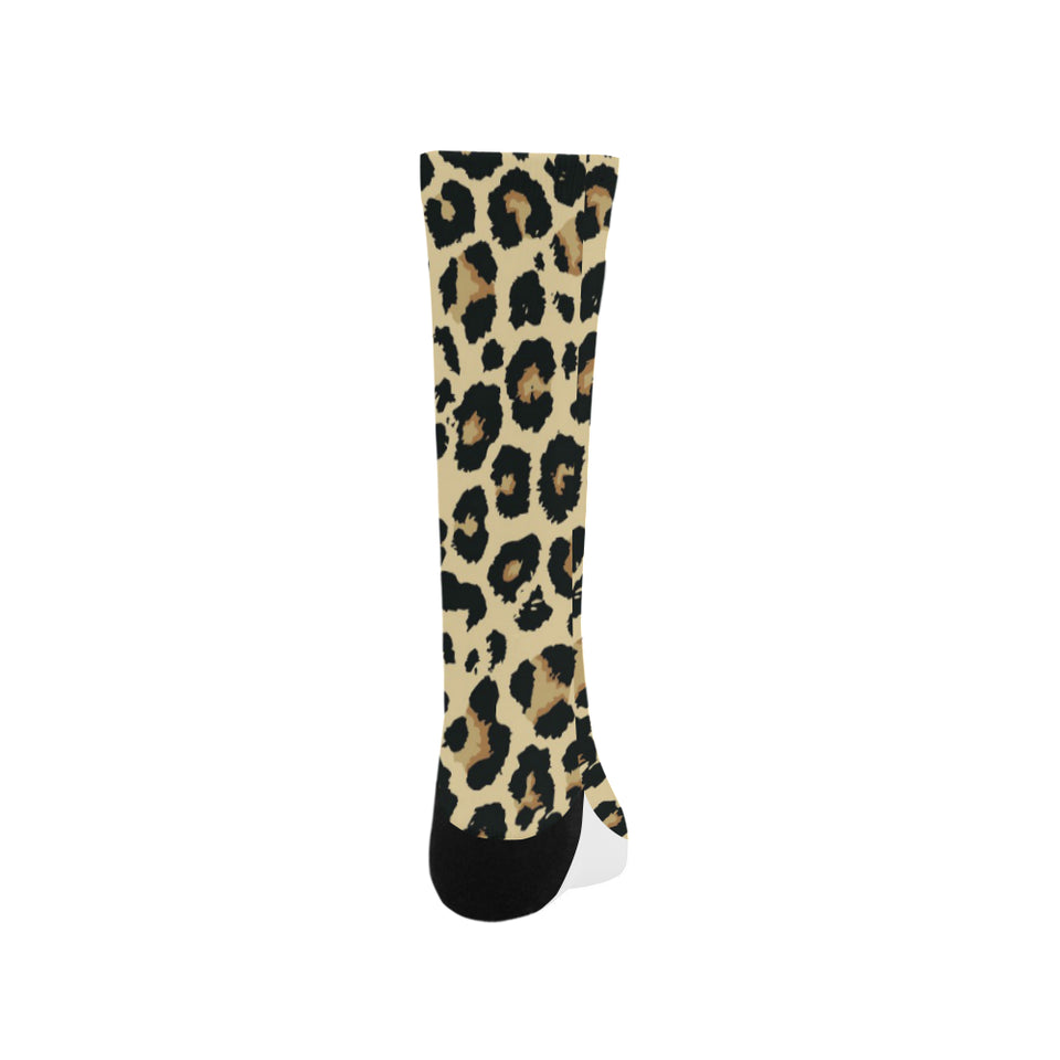 Leopard print design pattern Crew Socks