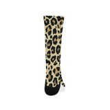 Leopard print design pattern Crew Socks