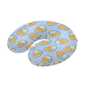 Beer pattern U-Shaped Travel Neck Pillow