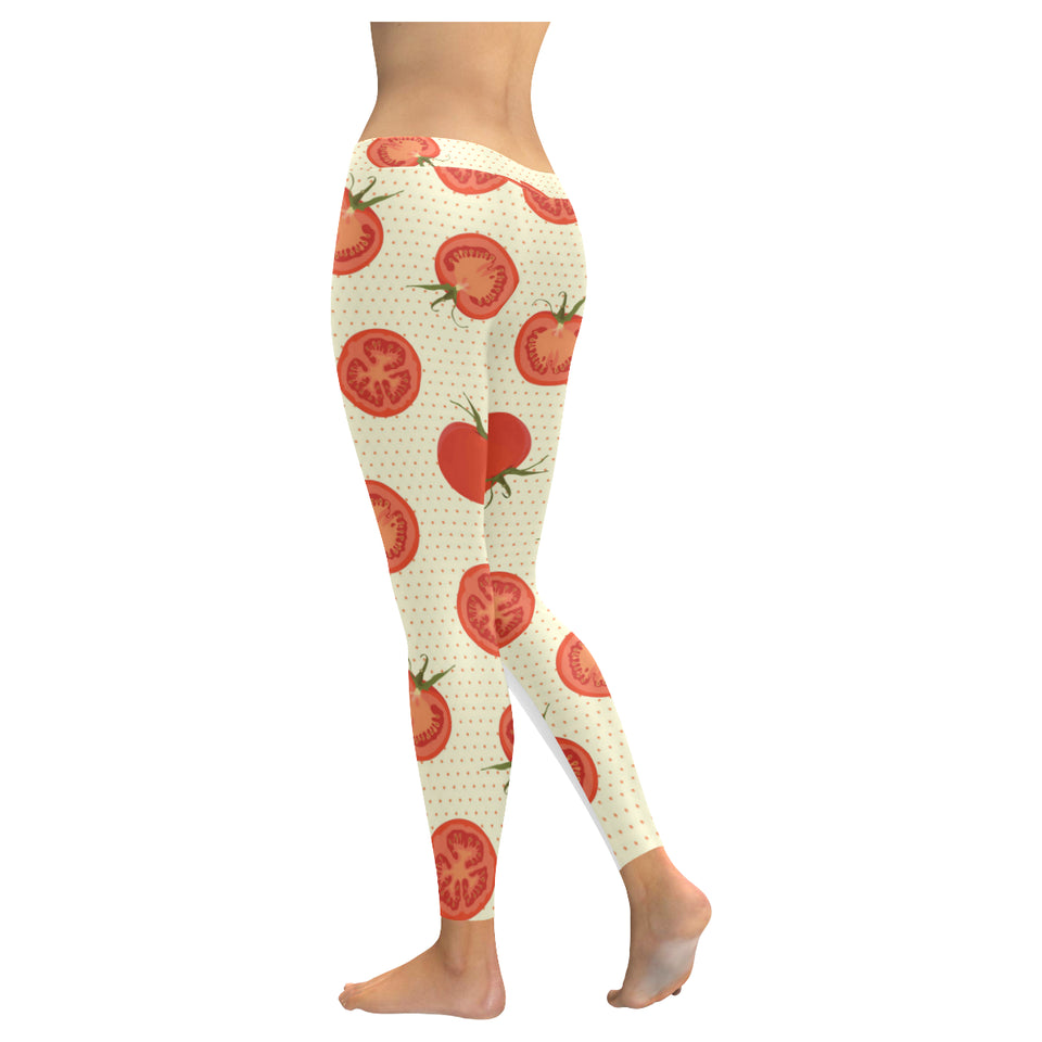 Tomato dot background Women's Legging Fulfilled In US