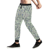 hand drawn blueberry pattern Unisex Casual Sweatpants