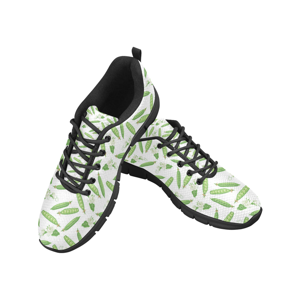 Green Peas Pattern Print Design 04 Women's Sneaker Shoes