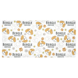 Cute beagle dog pattern background Tablecloth