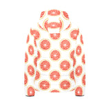 Grapefruit pattern Kids' Boys' Girls' Padded Hooded Jacket