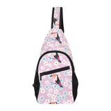 Beautiful toucan flower leaves All Over Print Chest Bag