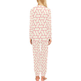peanuts texture pattern Women's All Over Print Pajama Set