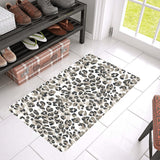 Leopard skin print pattern Doormat