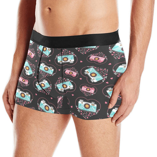 Camera Pattern Print Design 04 Men's All Over Print Boxer Briefs Men's Underwear