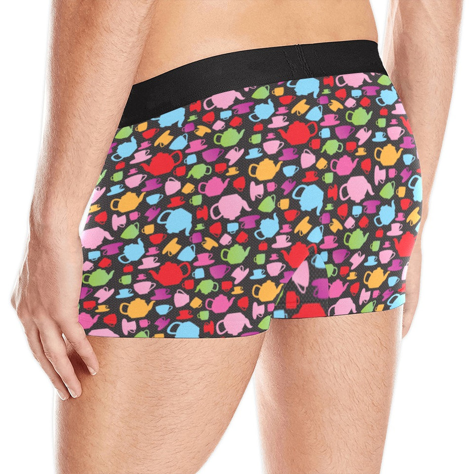 Tea pots Pattern Print Design 01 Men's All Over Print Boxer Briefs Men's Underwear