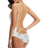 Cute goat design pattern Women's One-Piece Swimsuit