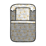 Golden Retriever Pattern Print Design 04 Car Seat Back Organizer