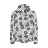 Sun Glasses Pattern Print Design 04 Men's Padded Hooded Jacket