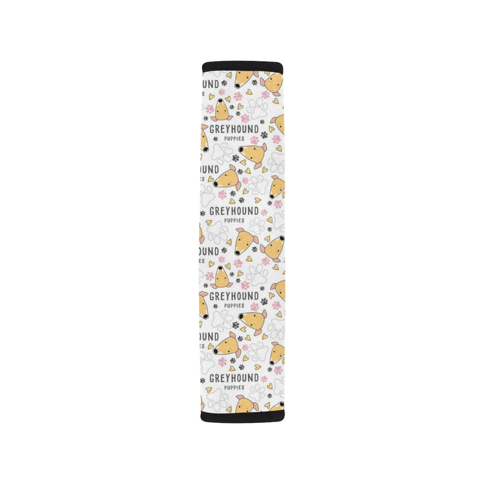 Greyhound Pattern Print Design 03 Car Seat Belt Cover