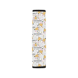 Greyhound Pattern Print Design 03 Car Seat Belt Cover