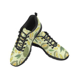 Durian leaves pattern background Women's Sneaker Shoes
