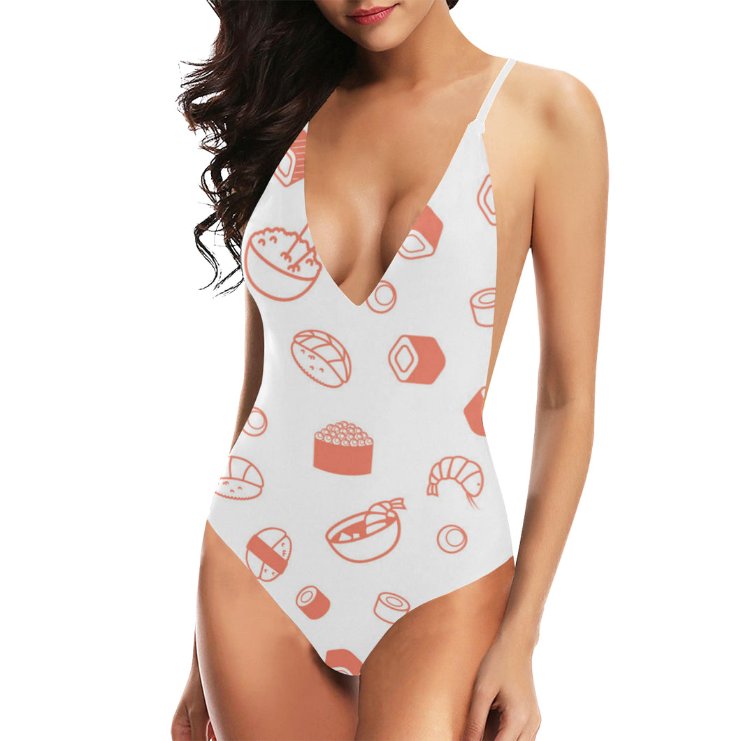 Sushi pattern Women's One-Piece Swimsuit