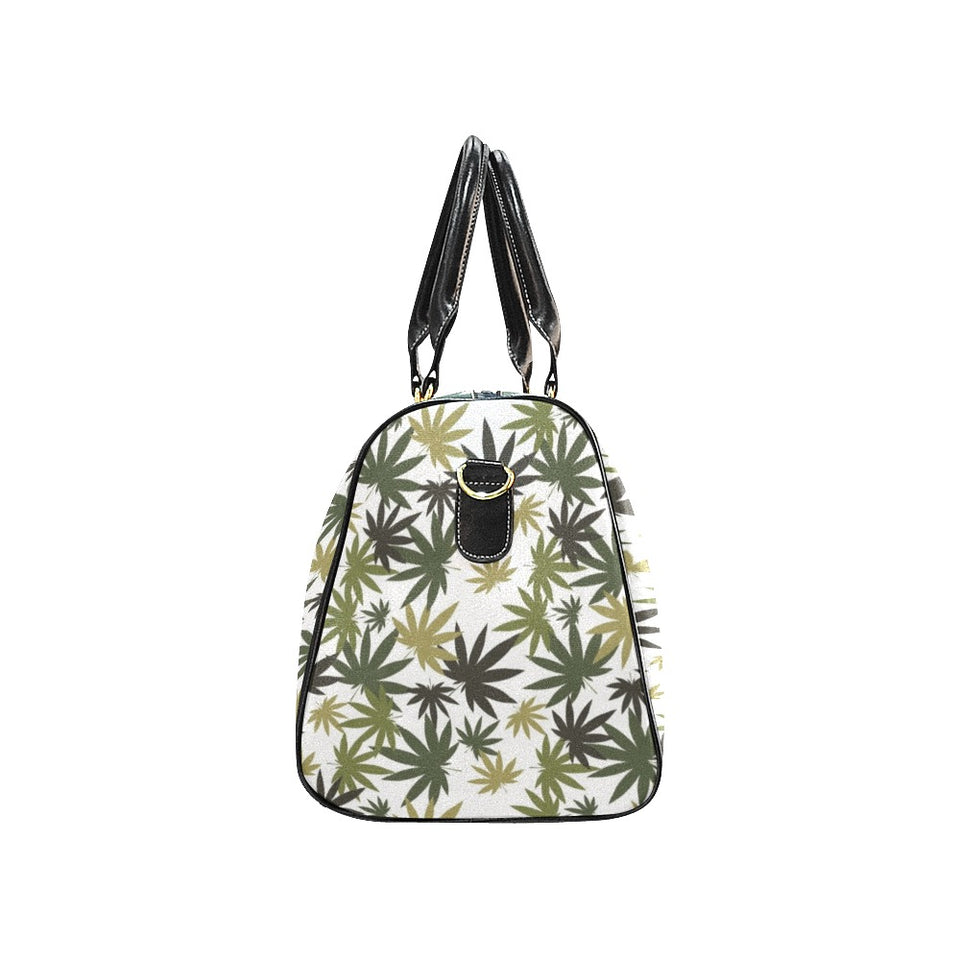 Canabis Marijuana Weed Pattern Print Design 05 Travel Bag