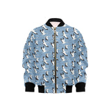 Seagull Pattern Print Design 04 Kids' Boys' Girls' Bomber Jacket