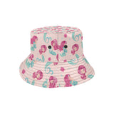 Cute little mermaid pattern Unisex Bucket Hat