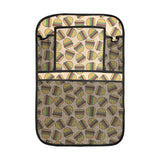 Hamburger Pattern Print Design 01 Car Seat Back Organizer