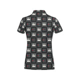 Piano Pattern Print Design 05 Women's All Over Print Polo Shirt