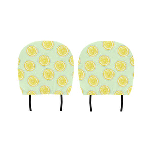slice of lemon pattern Car Headrest Cover