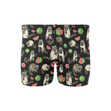 Raccoon watermelon pattern Men's Swimming Trunks