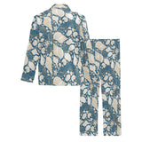 Sea turtle Polynesian Tribal design pattern Men's Long Pajama Set