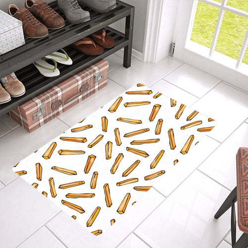 French fries potato pattern Doormat