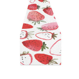 watercolor hand drawn beautiful strawberry pattern Table Runner