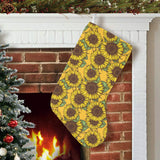 Sunflower pattern Christmas Stocking