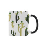 Cute cactus pattern Morphing Mug Heat Changing Mug