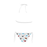 Watercolor helicopter cloud pattern Sexy Bikinis Two-Piece Swimsuits