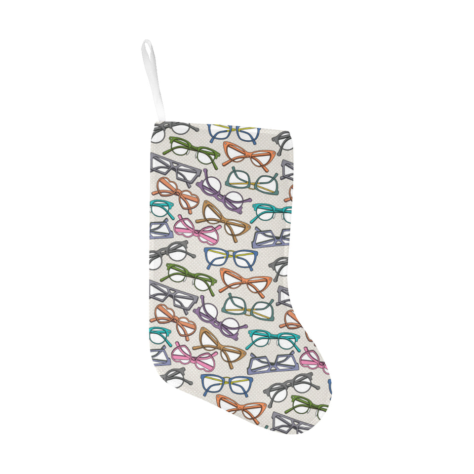 Sun Glasses Pattern Print Design 01 Christmas Stocking
