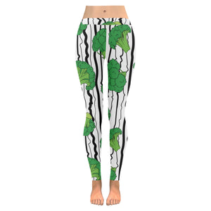 Cool Broccoli pattern Women's Legging Fulfilled In US