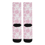 Sketch guava pattern Crew Socks