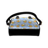 Beer pattern Shoulder Handbag