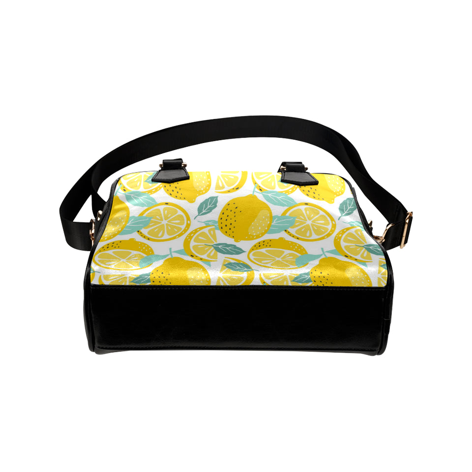 lemon design pattern Shoulder Handbag