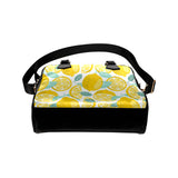 lemon design pattern Shoulder Handbag