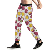 Passion fruit design pattern Unisex Casual Sweatpants