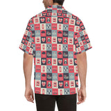 British Pattern Print Design 05 Men's All Over Print Hawaiian Shirt (Model T58)