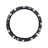 Deers Winter Christmas pattern Car Steering Wheel Cover