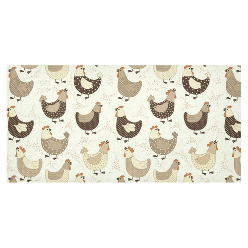 Cute rooster chicken cock Tablecloth