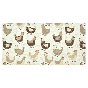 Cute rooster chicken cock Tablecloth