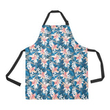 Hibiscus Pattern Print Design 02 All Over Print Adjustable Apron