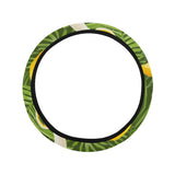 Banana Palm Leaves pattern Car Steering Wheel Cover