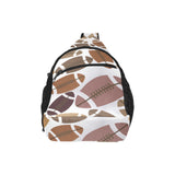 American football ball pattern All Over Print Chest Bag
