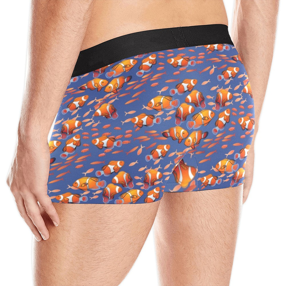 Clown Fish Pattern Print Design 04 Men's All Over Print Boxer Briefs Men's Underwear